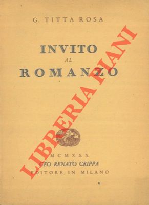 TITTA Rosa - - Invito al romanzo.