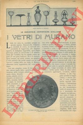 LORENZETTI Giulio - - I vetri di Murano.