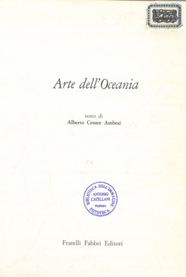 AMBESI Alberto Cesare - - Arte dell'Oceania.