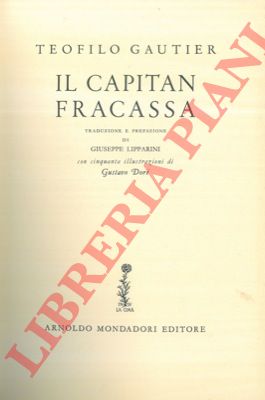 GAUTIER Teofilo - - Il Capitan Fracassa.