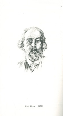 HEYSE Paul - - Novelle - La fornarina - Liriche.