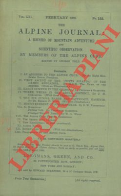(YELD George) - - The alpine journal. A record of mountain adventure and scientific observation by members of the Alpine Club.