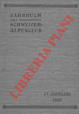 - - Jahrbuch des Schweizer Alpenclub. 55 anno. 1920/21.