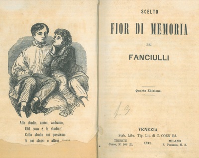 - - Scelto fior di memoria pei fanciulli.