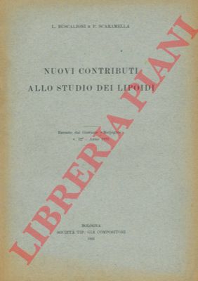 BUSCALIONI L. - SCARAMELLA P. - - Nuovi contributi allo studio dei lipoidi.