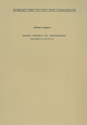 RUGGIERI Giuliano - - Quando comparve nel Mediterraneo Columbella rustica? .