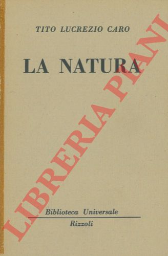 LUCREZIO Tito Caro - - La natura