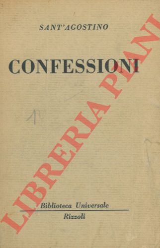 SANT'AGOSTINO - - Confessioni.