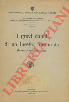 MALENOTTI Ettore - - I gravi danni di un insetto trascurato (Pyrausta nubilalis, Hubn) .