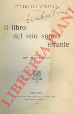DA VERONA Guido - - Il libro del mio sogno errante.