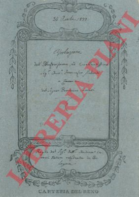 Gualandi / Cacciari - - Assoluzione di pagamento per vendita di un terreno nel Comune di Vedriano.