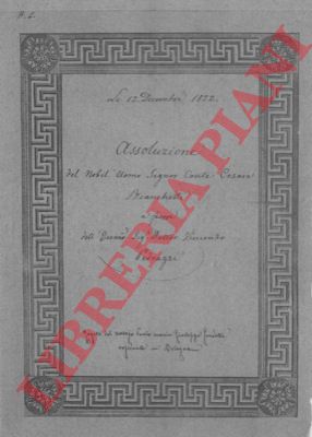 Bianchetti / Pedrazzi - - Assoluzione di pagamento per debito