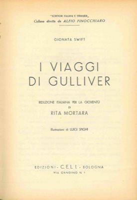SWIFT Gionata - - I viaggi di Gulliver.