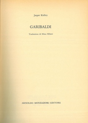 RIDLEY Jasper - - Garibaldi. 