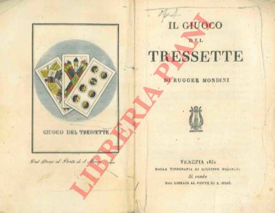 MONDINI Rugger - - Il giuoco del tressette.