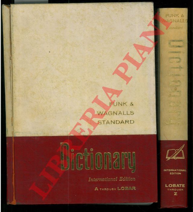 FUNK - WAGNALLS - - Dictionary. International Edition.