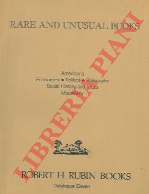 Robert H. Rubin Books. USA - - Rare an unusual books. Americana. Economics. Social history and ideas. ....