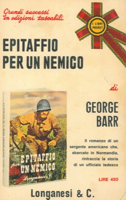 BARR George - - Epitaffio per un nemico.