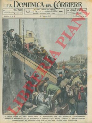 MOLINO W. - - Quasi tutta la popolazione di Pola, per non sottostare all'occupazione jugoslava, abbandona la propria citt.