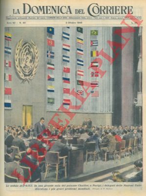 MOLINO W. - - In una grande sala del Palazzo Chaillot, a Parigi, i delegati delle Nazioni Unite discutono i pi gravi problemi mondiali.