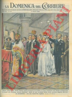 MOLINO W. - - Celebrate nella chiesa russo - ortodossa di Londra le nozze del principe Alessio Melikoff con una signorina inglese.