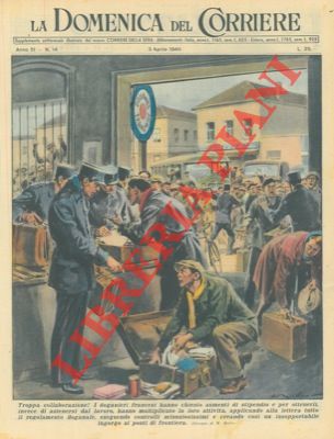 MOLINO W. - - Doganieri creano insopportabile ingorgo ai posti di frontiera per ottenere l'aumento degli stipendi.