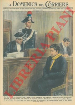 MOLINO W. - - Mentre l'imputata per l'omicidio della signora Franca Ricciardi e i suoi tre bimbi viene interrogata, non una lacrima riga il suo volto.