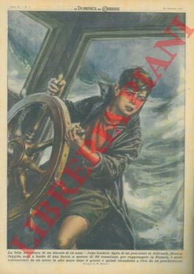 MOLINO W. - - Ragazzo scozzese che fuggiva guidndo da solo la barca a motore del padre per raggiungere la Francia, veniva rintracciato dopo quattro giorni.