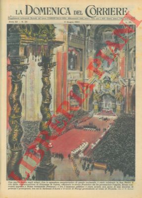MOLINO W. - - La celebrazione, in San Pietro, del rito della canonizzazione di Giovanna Valois.