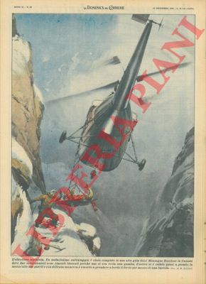 FERRARI R. - - Salvataggio di due escursionisti rimasti bloccati in una gola delle Montagne Rocciose per mezzo di un elicottero.