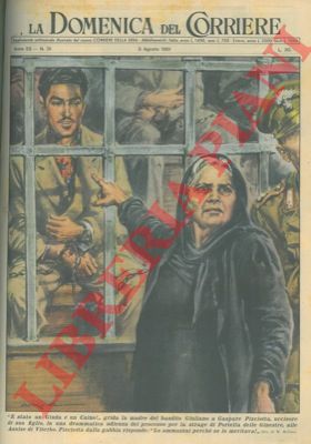 MOLINO W. - - Una drammatica udienza del processo per la strage di Portella delle Ginestre, alle Assise di Viterbo.