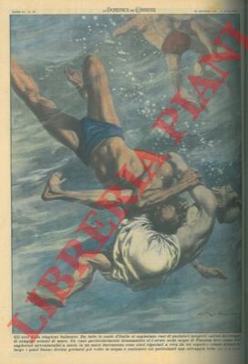 MOLINO W. - - Cinque frati avventuratisi a nuoto in un mare burrascoso di Paestum venivano riportati a riva da tre esperti e robusti abitanti del luogo.
