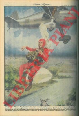 TORCHIO A. - - Ottantatreenne si lancia in paracadute da un aereo nel fiume Hudson.