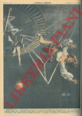 DE GASPARI G. - - Durante un'esibizione acrobatica si rompeva il sostegno del trapezio rotante, che precipitava, e una vedova moriva.