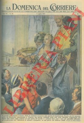 MOLINO W. - - Folle di visitatori accorrono alla mostra di Giambattista Tiepolo, uno dei massimi pittori del  'Settecento, organizzata a Venezia.