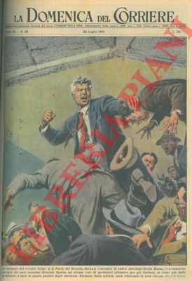 MOLINO W. - - Durante un incontro di calcio in Brasile, ex - campione europeo dei pesi massimi fa volare gi dalle gradinate quattro insolenti che offendevano gli italiani.