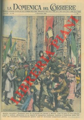 MOLINO W. - - In tutta Italia, popolo e soldati salutano l'anniversario del Bollettino della Vittoria che concluse trionfalmente quattro anni di guerra.