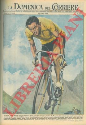 MOLINO W. - - Coppi sbaraglia tutti gli avversari nelle aspre scalate della Croce di Ferro, del Galibier, del Monginevro, e del Sestriere.