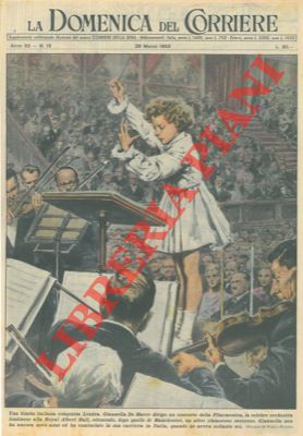 MOLINO W. - - La bambina italiana, Giannella De Marco, dirige un concerto della Filarmonica, celebre orchestra londinese.