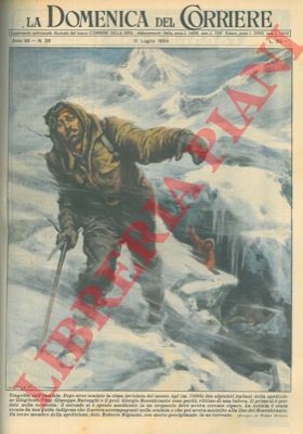 MOLINO W. - - Due alpinisti italiani durante una spedizione sull'Himalaya, sorpresi da una bufera muoiono assiderati e sperduti nella tormenta.