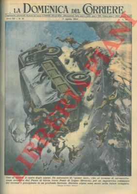 MOLINO W. - - Per un cedimento del terreno, autocarro di alpini che rientravano da un' esercitazione  precipita in un burrone.