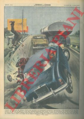 MOLINO W. - - Tra Milano e Pavia mentre una macchina sorpassa autobotte, un'altra che li vuole sorpassare investe motociclo che viaggia in senso contrario.