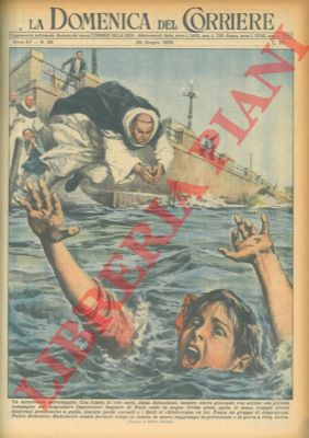 MOLINO W. - - Bimba cade in acqua sul lungomare e viene salvata da un frate domenicano.