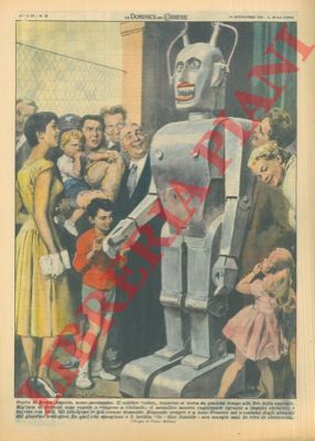 MOLINO W. - - Anatole, robot uomo meccanico, si trova allo Zoo di Roma.