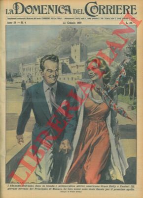 MOLINO W. - - I fidanzati dell'anno: l'attrice americana Grace Kelly e il giovane sovrano del Principato di Monaco, Ranieri III.