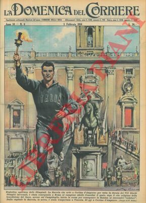 MOLINO W. - - Apertura a Roma delle Olimpiadi invernali.