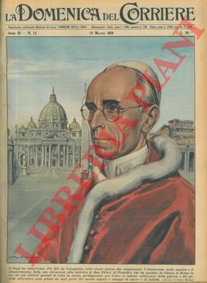 MOLINO W. - - Pio XII festeggia l'ottantesimo compleanno della nascita e il diciassettesimo della sua elevazione alla cattedra di San Pietro.