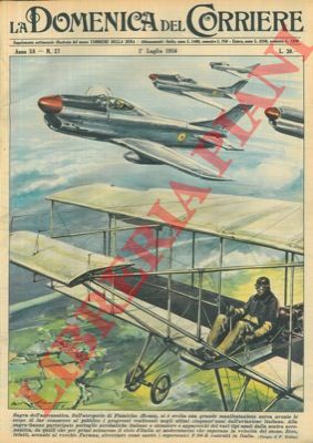 MOLINO W. - - Manifestazione aerea avente lo scopo di mostrare i progressi realizzati negli ultimi cinquant'anni dall'aviazione italiana.