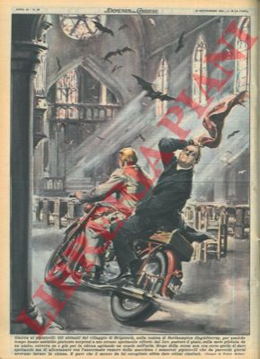 MOLINO W. - - Per allontanare i pipistrelli che avevano invaso la chiesa, pastore faceva un rumore assordante facendo su e gi con una moto.