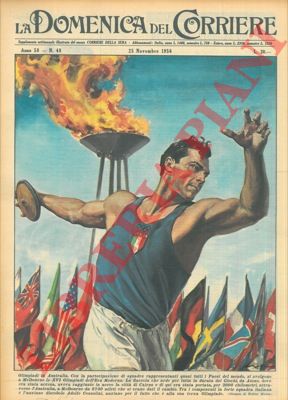 MOLINO W. - - Si svolgono a Melbourne le XVI Olimpiadi dell'Era Moderna.